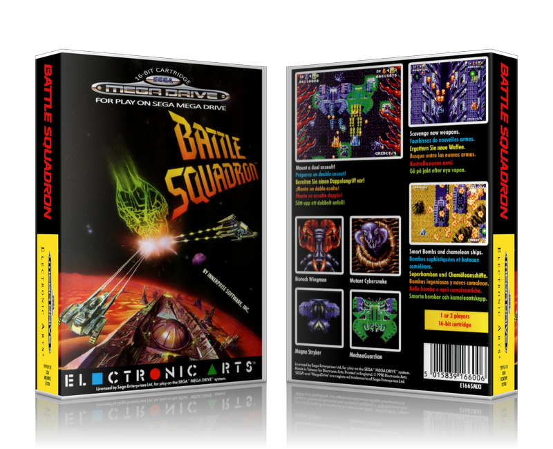 SEGA Genesis Battle Squadron Sega Megadrive REPLACEMENT GAME Case Or Cover