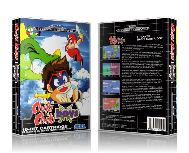 SEGA Genesis Chiki Chiki Boys Sega Megadrive REPLACEMENT GAME Case Or Cover