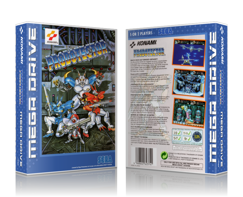 SEGA Genesis Contrahardcorps EU Sega Megadrive REPLACEMENT GAME Case Or Cover