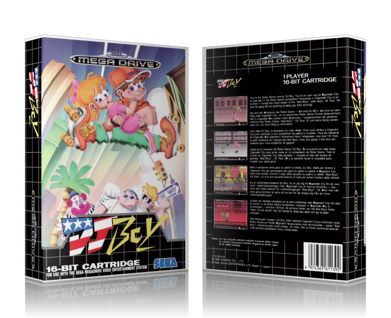 Genesis Djboy Sega Megadrive REPLACEMENT GAME Case Or Cover