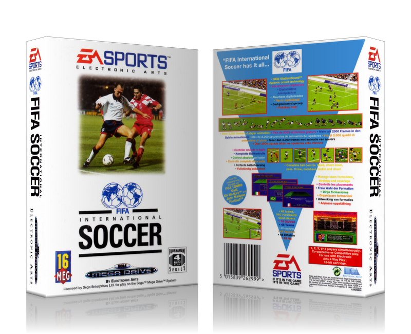 Genesis FIFA International Soccer Sega Megadrive REPLACEMENT GAME Case Or Cover