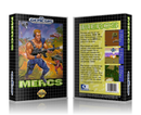 Genesis Mercs Sega Megadrive REPLACEMENT GAME Case Or Cover