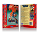 SEGA Genesis Sonic The Hedge Hog 2 4 Sega Megadrive REPLACEMENT GAME Case Or Cover