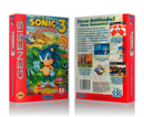 SEGA Genesis Sonic The Hedge Hog 3 Sega Megadrive REPLACEMENT GAME Case Or Cover