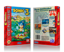 SEGA Genesis Sonic The Hedge Hog 2 Sega Megadrive REPLACEMENT GAME Case Or Cover