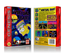SEGA Genesis Virtual Bart Sega Megadrive REPLACEMENT GAME Case Or Cover