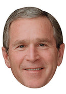 George Bush 2013 Celebrity Face Mask Fancy Dress Cardboard Costume Mask