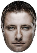 George Clarke Restoration Tv Programs Celebrity Face Mask Fancy Dress Cardboard Costume Mask