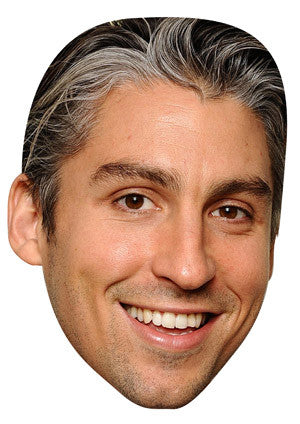 George Lamb Celebrity Face Mask Fancy Dress Cardboard Costume Mask