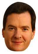 George Osborne Celebrity Face Mask Fancy Dress Cardboard Costume Mask