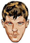 Steven Gerrard Cartoon FOOTBALL 2018 Celebrity Face Mask Fancy Dress Cardboard Costume Mask