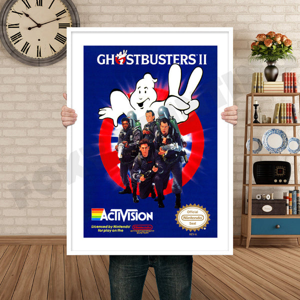 Ghostbusters2 Retro Game Inspired Theme Nintendo NES Gaming