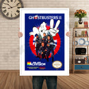 Ghostbusters2 Retro GAME INSPIRED THEME Nintendo NES Gaming A4 A3 A2 Or A1 Poster Art 258