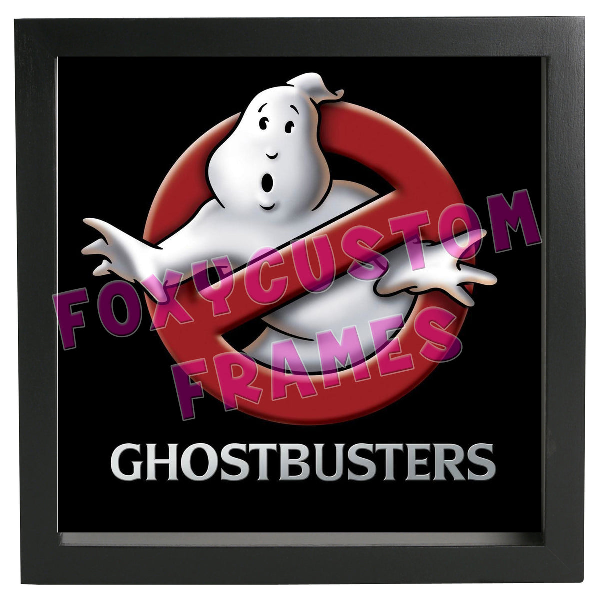 Ghostbusters Lego Display Case - Minifigure Display Background and Frames