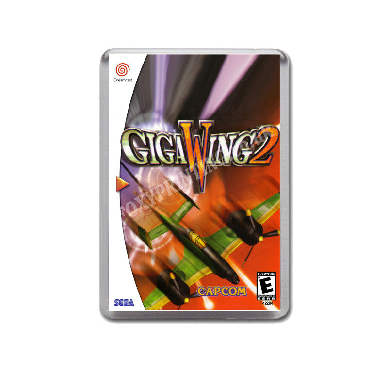 Gigawing 2 Sega Dreamcast Style Inspired Retro Game Magnet