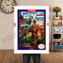 Gijoe2 Retro GAME INSPIRED THEME Nintendo NES Gaming A4 A3 A2 Or A1 Poster Art 249