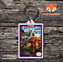 Gi Joe Retro NES Game Cover Art Gaming Keyring