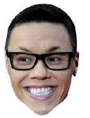 GOK WAN JB - TV Star Fancy Dress Cardboard Celebrity Party Face Mask
