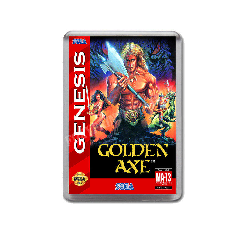 Golden Axe 3 (2) Game Style Inspired Sega Megadrive Retro Video Gaming Magnet