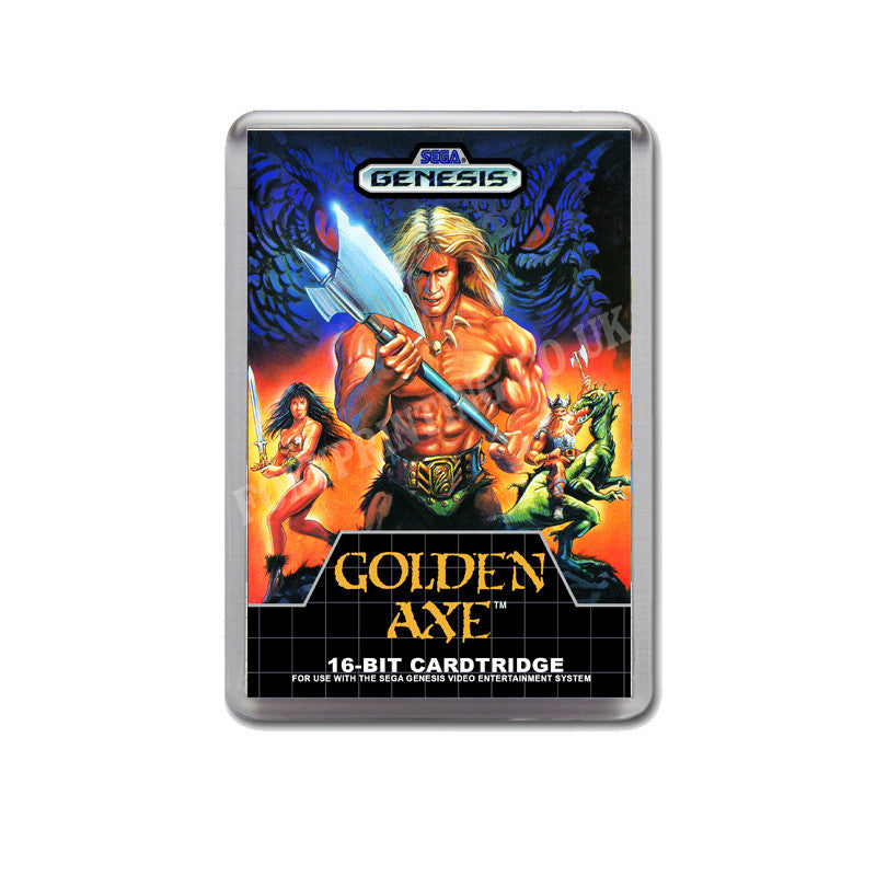 Goldenaxe Game Style Inspired Sega Megadrive Retro Video Gaming Magnet