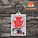 Golf Retro NES Game Cover Art Gaming Keyring