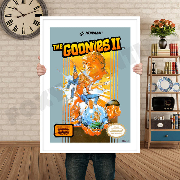 Goonies2 Retro Game Inspired Theme Nintendo NES Gaming