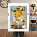 Goonies2 Retro GAME INSPIRED THEME Nintendo NES Gaming A4 A3 A2 Or A1 Poster Art 270