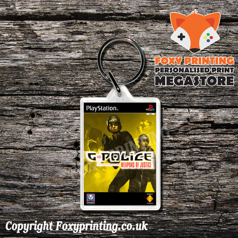 G Police Weapons Of Justice Gb - PS1 Playstation 1 Game Inspired Retro Gaming Magnet