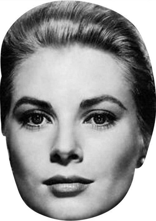 Grace Kelly MH 2017 Celebrity Face Mask Fancy Dress Cardboard Costume Mask