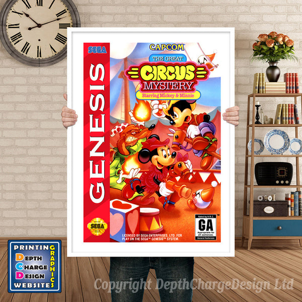 Great Circus Mystery Star Ring Mickey And Minnie - Sega Megadrive Inspired
