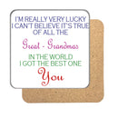 Great Grandmas Poem Drinks Coaster