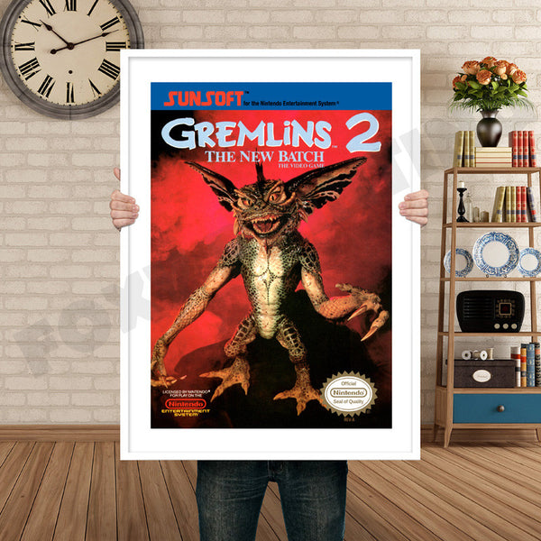 Gremlins2 Retro Game Inspired Theme Nintendo NES Gaming