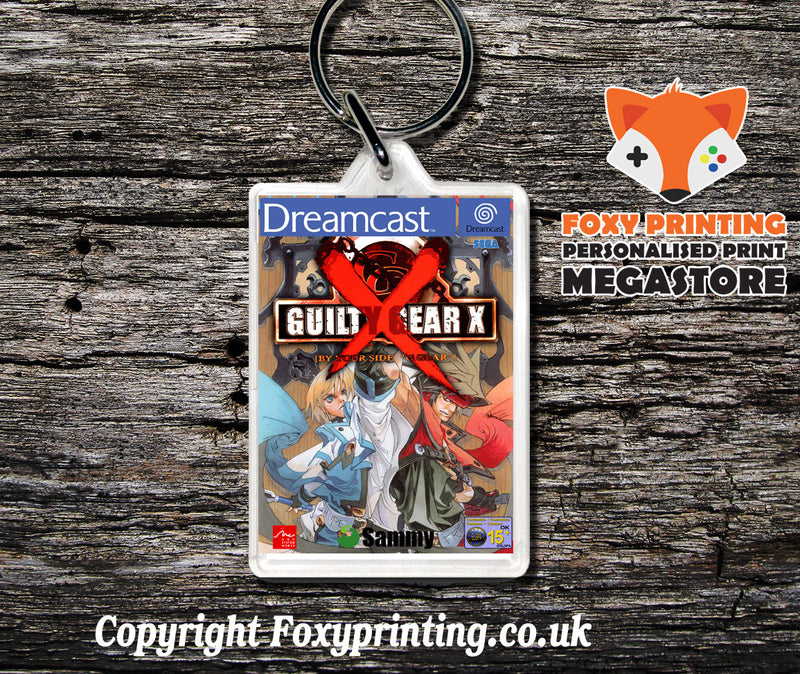 Guiltygearx Eu - Sega Dreamcast Game Keyring