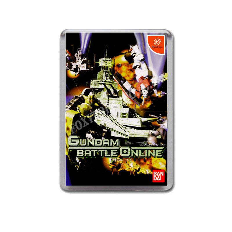 Gundam Battle Online Jp Sega Dreamcast Style Inspired Retro Game Magnet