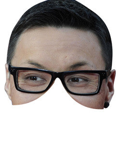Half Gok Wan Face Mask Celebrity FANCY DRESS HEN BIRTHDAY PARTY FUN STAG DO HEN