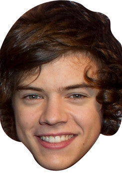 Harry Styles 1 Direction Celebrity Face Mask Fancy Dress Cardboard Costume Mask