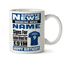 Personalised SIGNS FOR Hartlepool Football Mug Personalised Birthday Mug