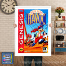 Havoc - Sega Megadrive Inspired Retro Gaming Poster A4 A3 A2 Or A1