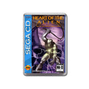 Heart Of The Alien Sega Mega CD Game Inspired Retro Gaming Magnet