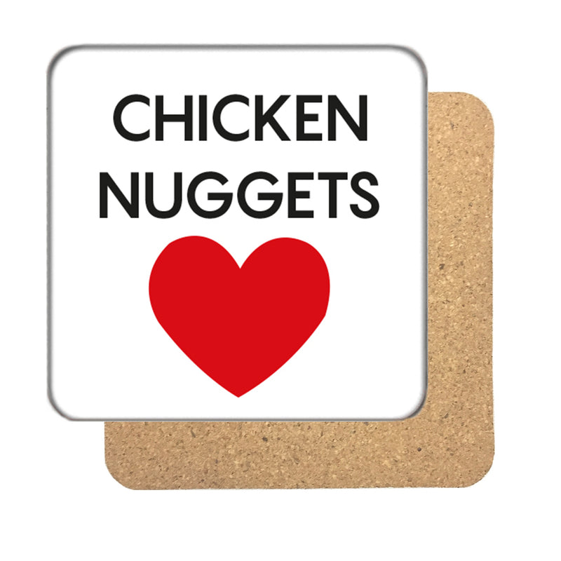 Heart Chicken Nuggets Drinks Coaster