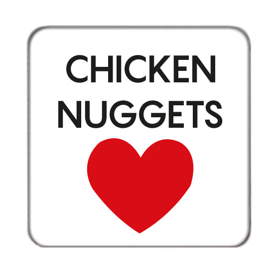 Heart Chicken Nuggets Drinks Coaster