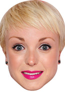 Helen George TV STARS 2018 Celebrity Face Mask Fancy Dress Cardboard Costume Mask
