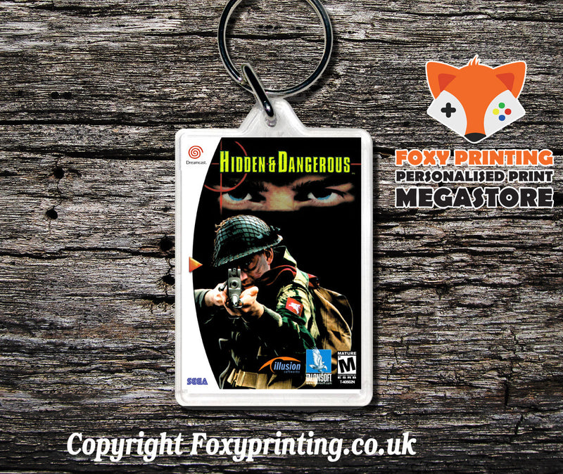 Hiddenanddangerous - Sega Dreamcast Game Keyring