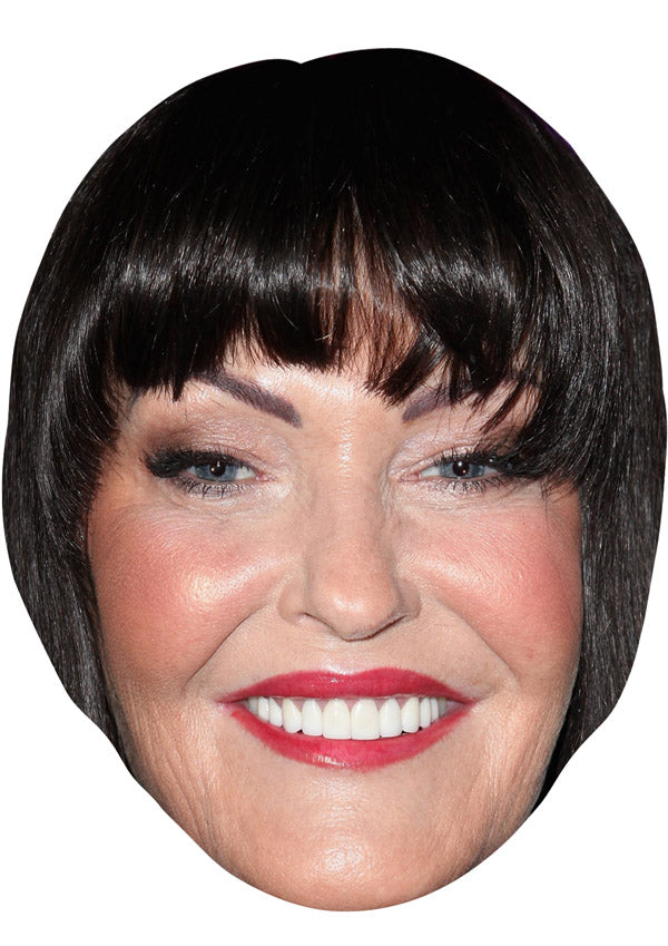 HILARY DEVEY JB - Dragons' Den Fancy Dress Cardboard Celebrity Party Face Mask