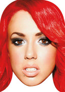 Holly Hagan Celebrity Face Mask Fancy Dress Cardboard Costume Mask