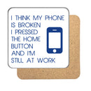 Home Button Drinks Coaster