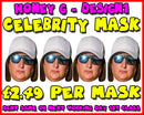 Honey G Design 1 X Factor Celebrity Face Mask Fancy Dress Cardboard Costume Mask