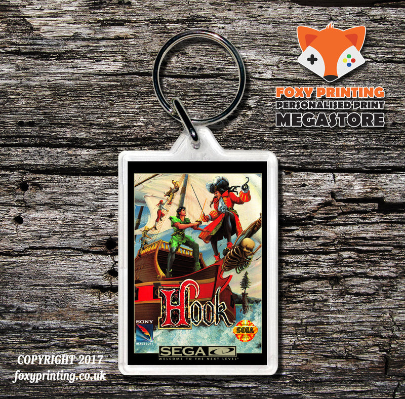 Hook 3 Game Inspired Retro Gaming Keyring