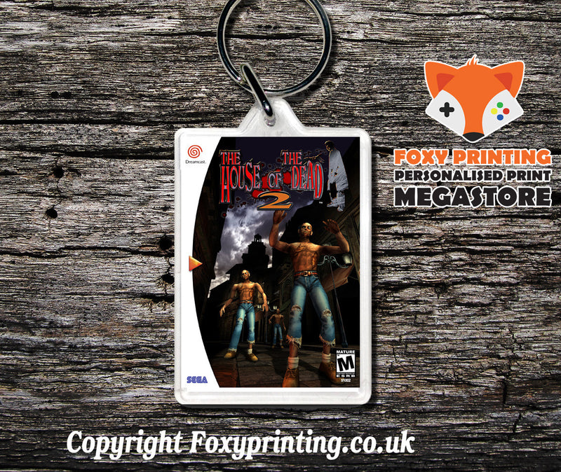 Houseofthedead2 - Sega Dreamcast Game Keyring