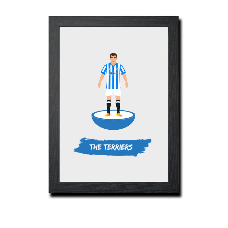 Huddersfield Football Club gift - The Terriers - Tiny Men Big Balls Poster